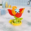 LEAN TOYS vonios žaislas Tulpių vazonas Laistytuvas Vandens fontanas