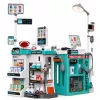 LEAN TOYS Didelis medicinos rinkinys su gydytojo stalu, šviesomis, garsais ir 77 priedais