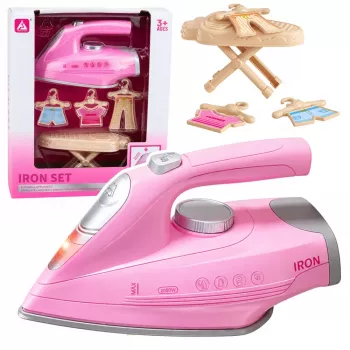 LEAN TOYS Lyginimo rinkinys su lygintuvu, vibracija, šviesa, garsu ir aksesuarais