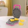 LEAN TOYS Vafelinė vaikams - Vafeliai su besikeičiančiomis spalvomis ir garsais - Rožinė