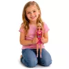 LEAN TOYS Anlily lėlė su rožine suknele, rankine, papuošalais, aksesuarų rinkiniu