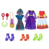 LEAN TOYS Anlily Keista lėlė su fantastiniais kostiumais, suknelėmis, aksesuarais, batais