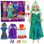 LEAN TOYS Anlily Keista lėlė su fantastiniais kostiumais, suknelėmis, aksesuarais, batais