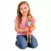 LEAN TOYS Anlily lėlė su baltu triušiu ir morkomis bei morkų stovu