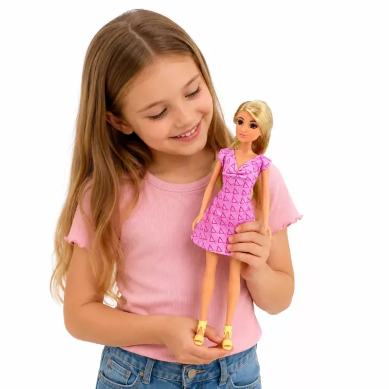 LEAN TOYS Anlily Lėlė su Prekybos Centro Kasos Priedais ir Vežimėliu