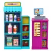 LEAN TOYS Anlily Lėlė su Prekybos Centro Kasos Priedais ir Vežimėliu