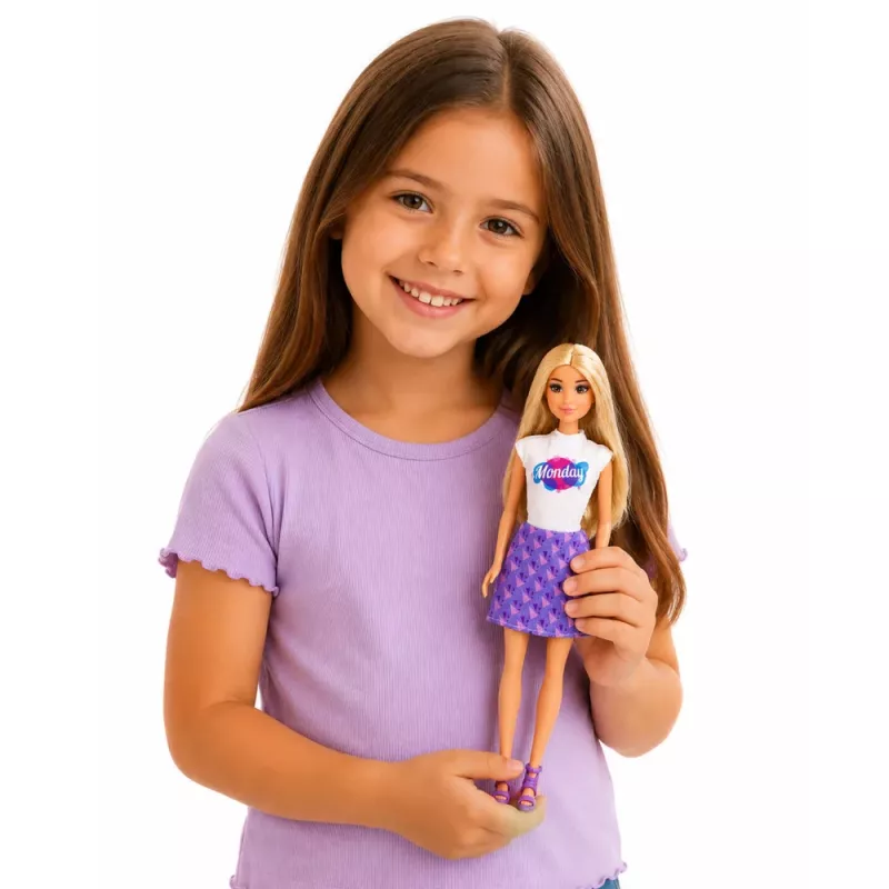 LEAN TOYS Anlily Lėlė su Kačiukais, Draskymo Stulpu, Kačių Aksesuarais, Dubenėliais ir Žaislais