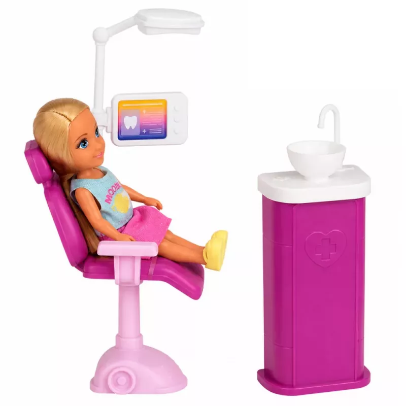 LEAN TOYS Anlily Dentist Doll Office Dental Chair Accessories Set