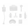LEAN TOYS Anlily Doctor Doll Stretcher Medical Accessories Hospital Set