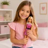 LEAN TOYS Anlily Fashion Doll in Pink Dress Set with Handbags, Shoes, and Accessories