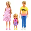 LEAN TOYS Anlily Dolls Family in Supermarket Store Pregnant Doll Accessories Set