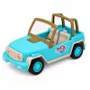 LEAN TOYS Visureigis su priekaba ir garsais Mėlynas turistinis rinkinys