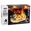 LEAN TOYS Interaktyvus rankinis arkadinis takelis su dinozaurais 8 iššūkiai transporto priemonės