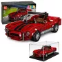 LEAN TOYS Construction Bricks Classic Car S.Cobra Red Display Case 391 pcs.
