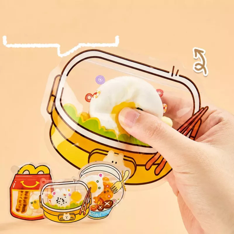 LEAN TOYS Kūrybinio meno ir amatų rinkinys: „Pasidaryk pats“ minkštukai – dekoratyviniai pusryčių maisto produktai