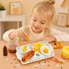LEAN TOYS Kūrybinio meno ir amatų rinkinys: „Pasidaryk pats“ minkštukai – dekoratyviniai pusryčių maisto produktai