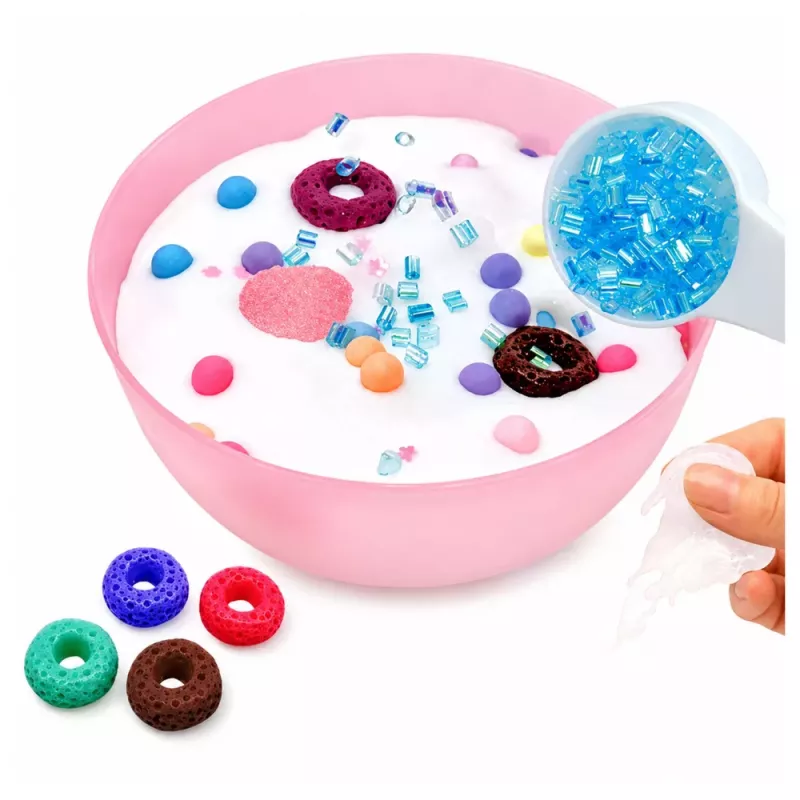 LEAN TOYS Kūrybinis rinkinys dekoratyviniam želė slime kūrimui DIY slime aksesuarai