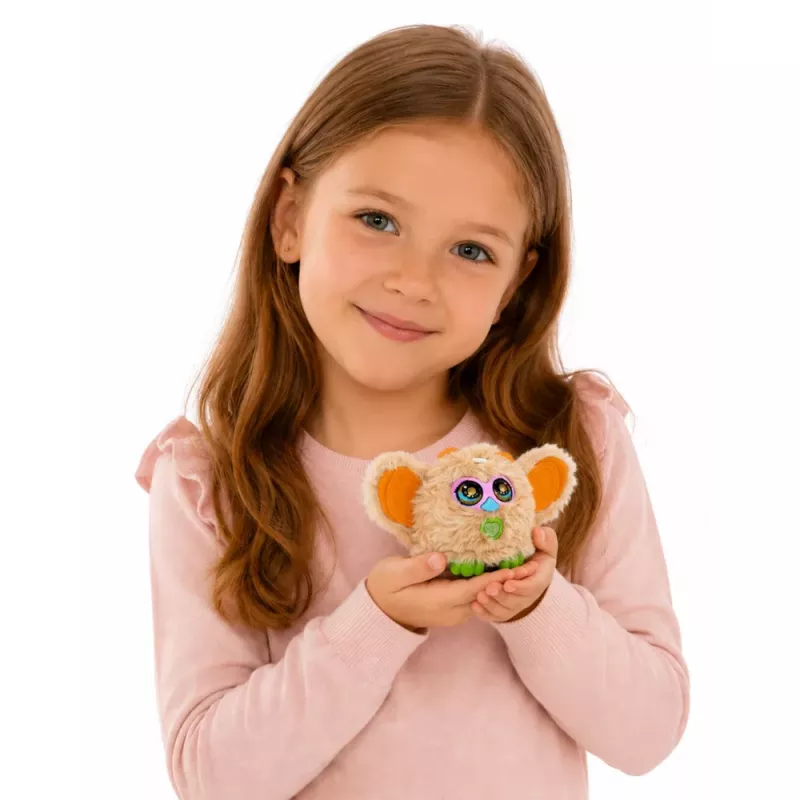 LEAN TOYS Genie Pets Interactive Creature Lights & Sounds Pendant Beige