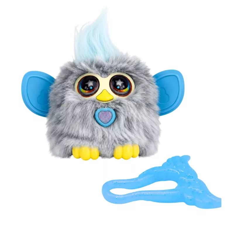 LEAN TOYS Genie Pets Interaktyvus Pabaisiukas su Šviesomis ir Garsais Pakabukas Pilkas