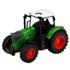 LEAN TOYS Žemės ūkio traktorius su priekaba 1:24 Baltas Žalias Guminiai ratai