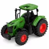 LEAN TOYS Žemės ūkio traktorius su guminiais ratais, žalias, 1:24
