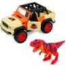 LEAN TOYS Visureigis su T-Rex Dinozauru, Šviesomis, Garsais, Atidaromomis Durimis