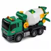 LEAN TOYS Betono maišyklės sunkvežimis su besisukančiu būgnu, šviesomis ir garsais, žalias