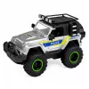 LEAN TOYS Policijos visureigis su arklių priekaba, šviesomis ir garsais