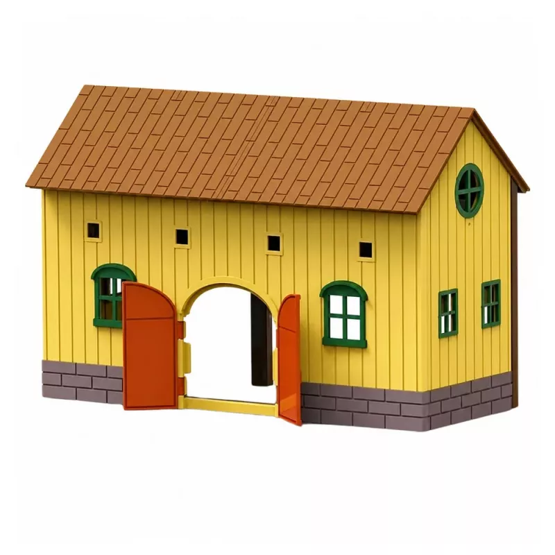 LEAN TOYS Rinkinys Ūkio Žirgynas Traktorius Kliūčių Ruožas Šokinėjimo Kalvos Žirgai Figūrėlės 72 vnt.