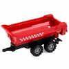 LEAN TOYS Žemės ūkio transporto priemonių rinkinys Traktorius Pašarų kombainas Priekabos Transportas 1:68 4 vnt.