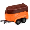 LEAN TOYS Žemės ūkio transporto priemonių rinkinys Traktorius Pašarinis kombainas Priekabos 1:68 4 vnt.
