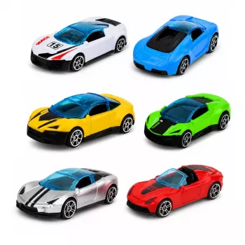 LEAN TOYS Sunkvežimis su rampa, transporteris, paleidimo automobilis, spyruoklinė pavara 1:55