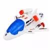 LEAN TOYS Kosminio laivo, palydovo, kapsulės, ryšio antenos ir astronautų rinkinys