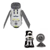 LEAN TOYS Kosminio laivo, palydovo, kapsulės, ryšio antenos ir astronautų rinkinys