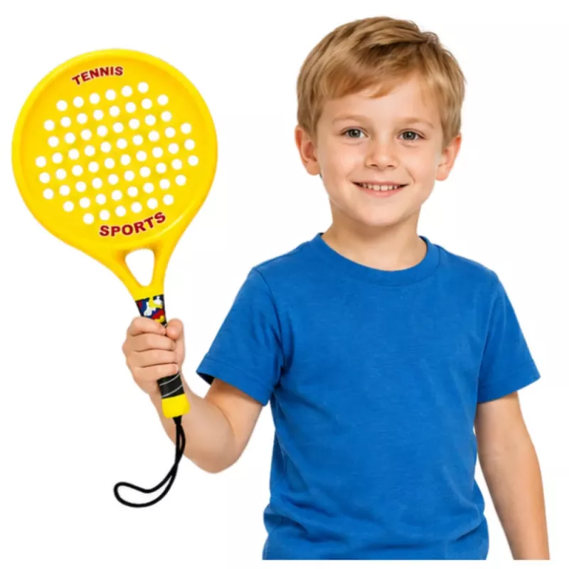 LEAN TOYS Sporto rinkinys paplūdimio tenisui, sodo tenisui, raketėms, putplasčio kamuoliui