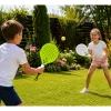 LEAN TOYS paplūdimio ir sodo teniso sporto rinkinys su raketėmis ir putplasčio kamuoliukais