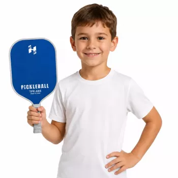 LEAN TOYS Žalias ir mėlynas teniso, badmintono, pickleball raketių rinkinys