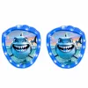 LEAN TOYS Arkadinis žaidimas metimui, gaudymui, su mentelėmis, švytinčiais kamuoliukais, LED ryklio