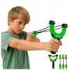LEAN TOYS Sportinis arkadinis rinkinys su timpa ir švilpiančiomis putplasčio strėlėmis 15M