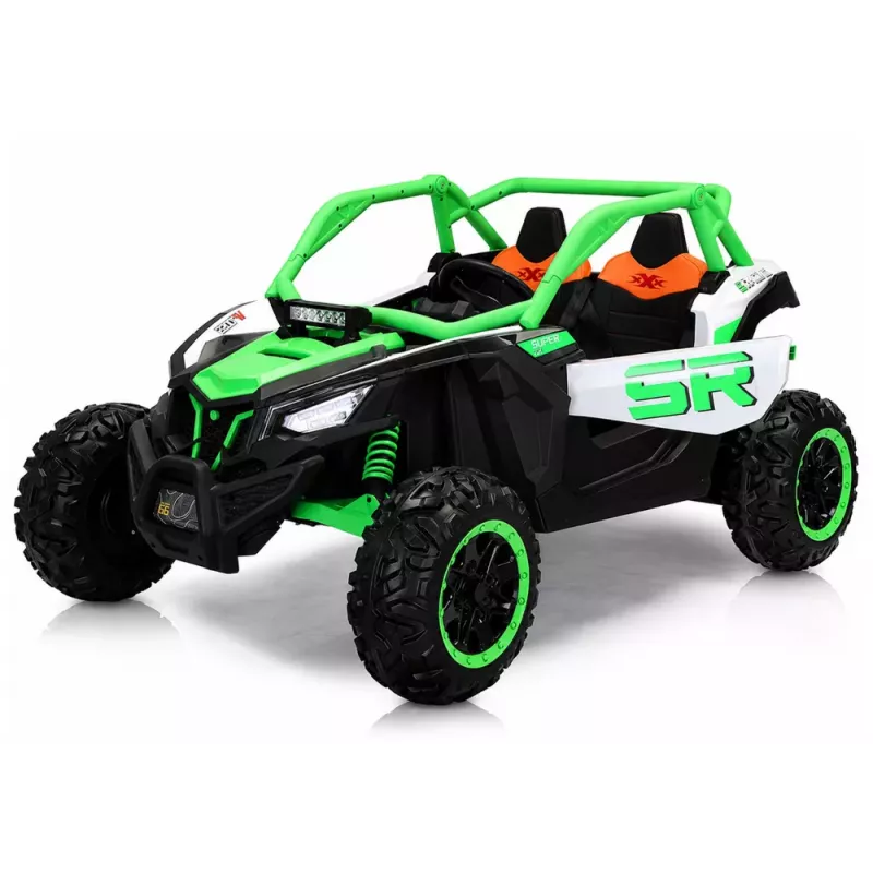 LEAN CARS akumuliatorinis bagis 4x4 KKL-808 24V, žalias