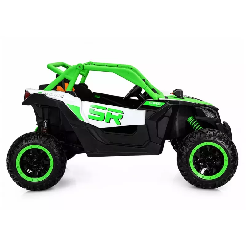 LEAN CARS akumuliatorinis bagis 4x4 KKL-808 24V, žalias