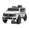 LEAN CARS Mercedes G 4x4 24V 2580 Battery-Operated Vehicle White