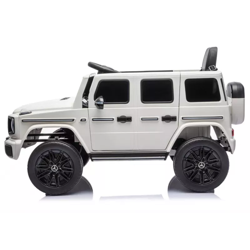 LEAN CARS Mercedes G 4x4 24V 2580 Battery-Operated Vehicle White