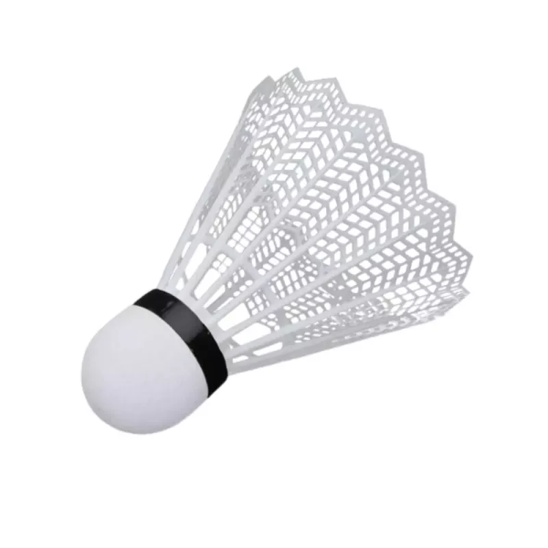 LEAN TOYS Badminton komplektas su raketėmis, volanėliais ir dėklu, oranžinis