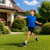 LEAN TOYS Badminton komplektas su raketėmis, volanėliais ir dėklu, juodas