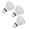 LEAN TOYS Badminton komplektas su 2 raketėmis, 3 volanėliais ir dėklu, žalias