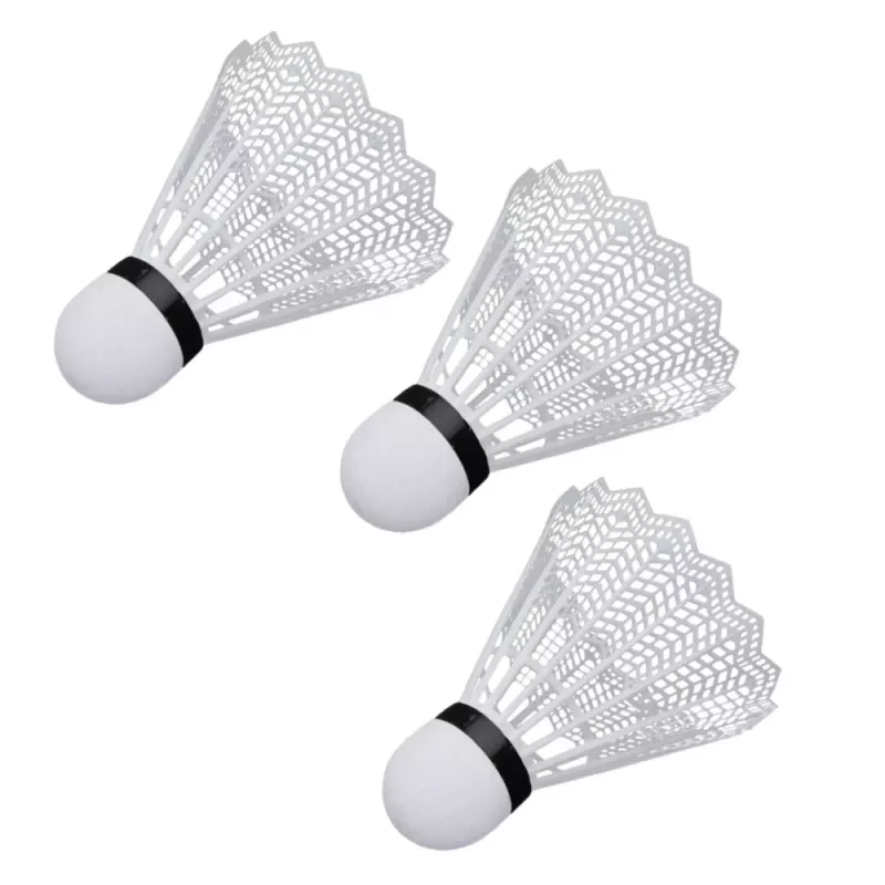 LEAN TOYS Badminton komplektas su 2 raketėmis, 3 volanėliais ir dėklu, žalias