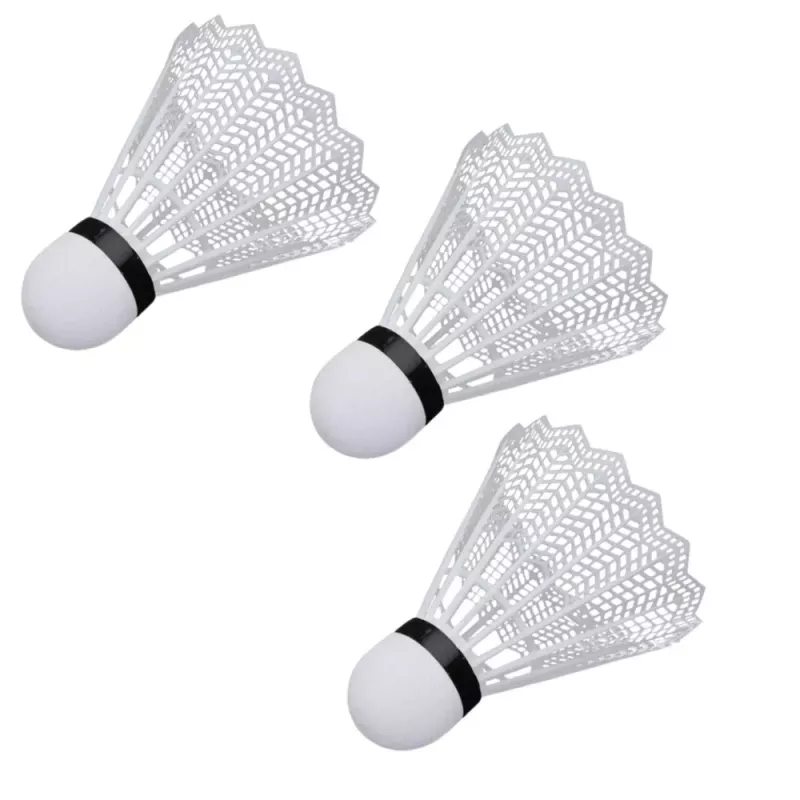 LEAN TOYS Badminton komplektas 2 raketės 3 volanai nešiojimo dėklas juoda