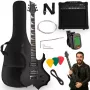 V-TONE EGS 39 MBK elektrinė gitara 4/4 juoda matinė