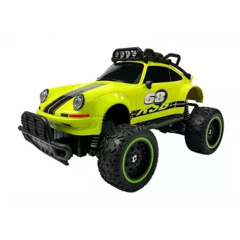 LEAN TOYS nuotoliniu valdymu automobilis visureigis R/C Beetle žalias 2.4G